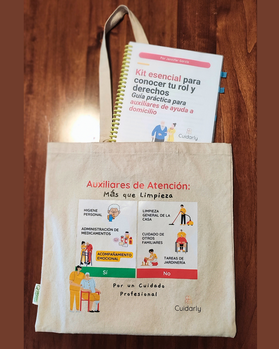 Pack 25N con totebag y guía física de derechos